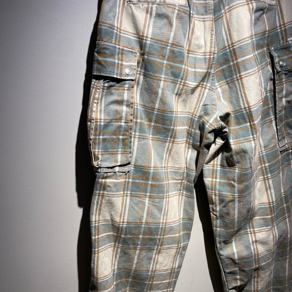 ZARA RHUIGI Plaid Cargo Pants | Men’s US 34 | Utility Streetwear - Picture 10 of 12